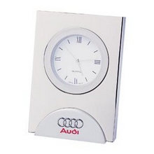 Geneva Silver Quartz Clock images