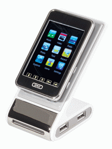 Portable Device Stand With 4 Port Hub images
