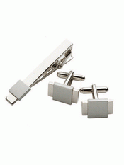 Cuff Links/Tie Bar Set images