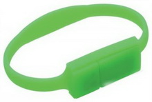 Slim Silicone Wristband USB images