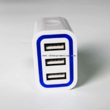 3 port fast charging wall charger USB charger images