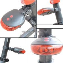 5 LED+2 Laser Cycling Bicycle Rear Flashing Light images