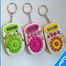 Cartoon design key ring calculator images