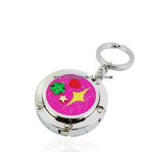 Classic beauty handbag hanger with keychain images