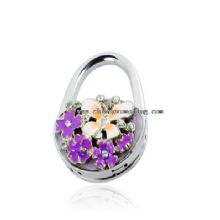 Flower Foldable Handbag Hanger Hook images
