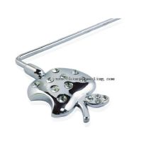 Metal Apple Bag holder hook with rhinestone images