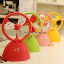 Mini battery table fan images