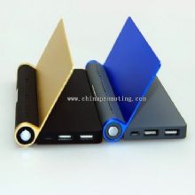 Mobile holder charger power bank with led images