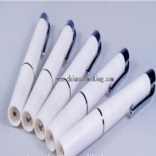 Pen shape pocket flashlight with clip images