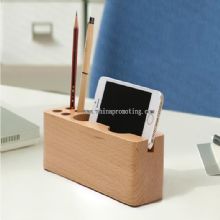 Wooden storage box decorative pen holder images