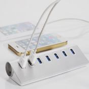7 Ports Aluminum USB 3.0 Hub images