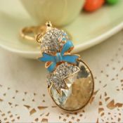Calabash crystal keychain images