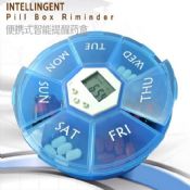 Can set reminder function plastic 7 part pill box images