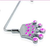 Crown purse bag hanger images