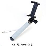 Selfie-Stick with portable self-pod monopod images