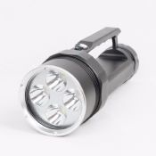 Waterproof portable led diving flashlight images