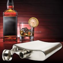 7 oz stainless steel hip flask images