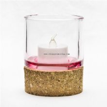 candle holder with wood stem images
