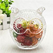 owl shape glass food jar images