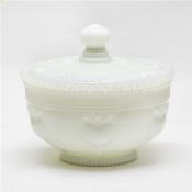 embossed glass candy jar with lid images