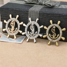 Men Achor Round Lapel Pin images