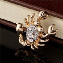 Scorpio Shape Diamond Lapel Badge Pins images