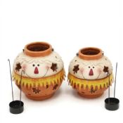 snowman hanging ceramic candle lantern images