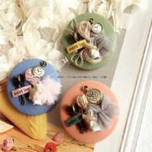 Fabric Women Shirt Lapel Pin images