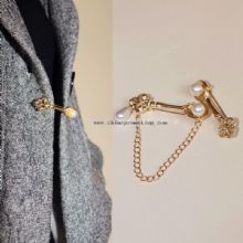 Elegant Scarf Clip Brooch Pin images