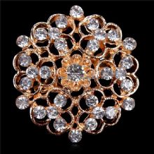 Rhinestone Flower Badge Pins images