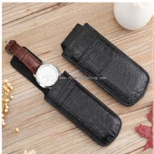 leather travel watch case images