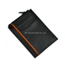 Genuine leather slim wallet images