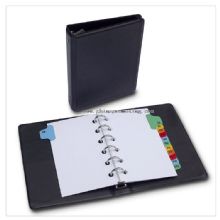 Leather Black Folder Shape 6-Ring Binder images