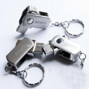 Metalowe pęku kluczy USB błysk dysk images