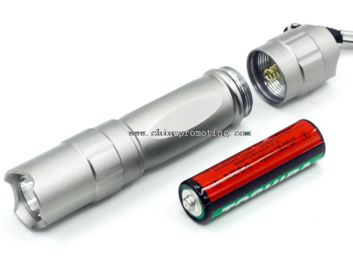 0.5 Watt 1 AA battery single led flashlight
