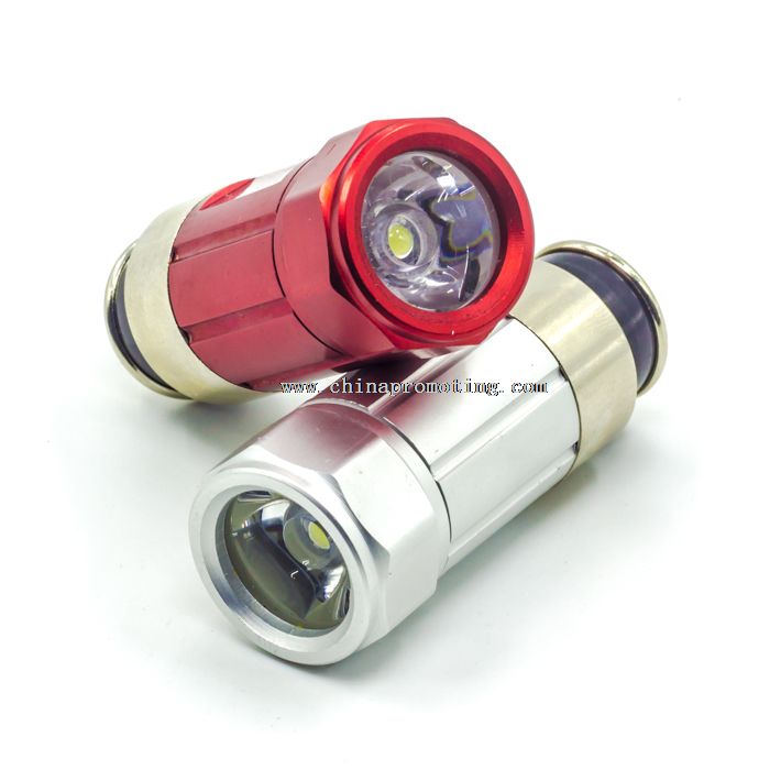 0.5W aluminium 12v lampu senter rechargeable senter mobil