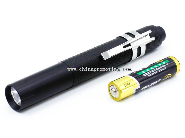 0.5W LED aluminio aleación pluma luz de la antorcha