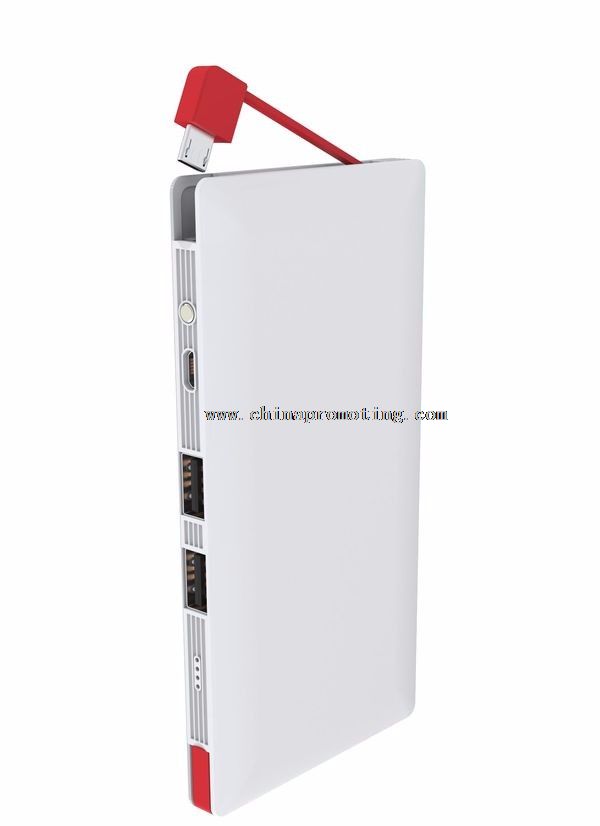 10000mAh 5V 2A lader Dual USB mobiltelefon lader