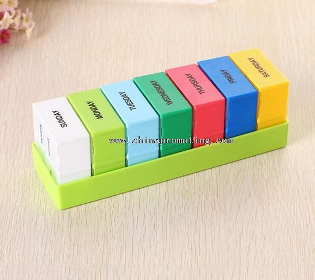 14 days convenient plastic pill box