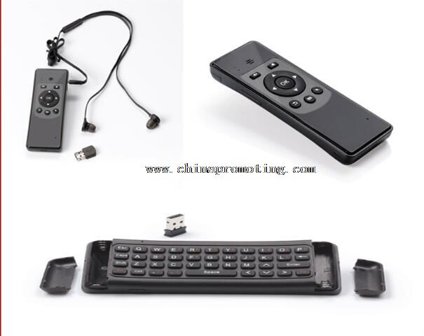 2.4 G nirkabel Air Mouse dengan Keyboard