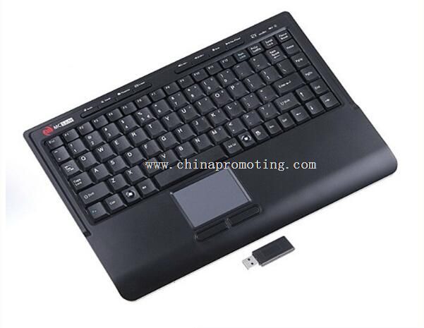 2.4 GHz Mini Touch trådløst tastatur med Touchpad