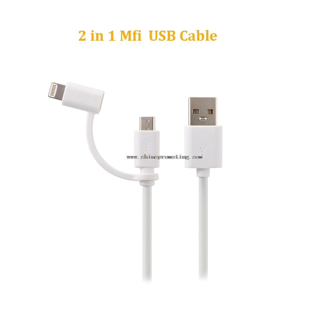 2 in 1 USB-kaapeli