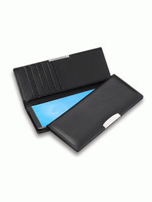 Leather Cheque Book Wallet images