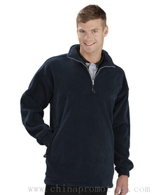 Werbe schweres Gewicht 1/2 Zip Poly Fleece Top Mens images