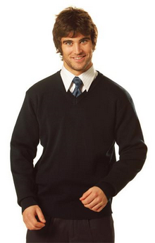 Promotional V Neck Wool/Acrylic Knit Jumper images