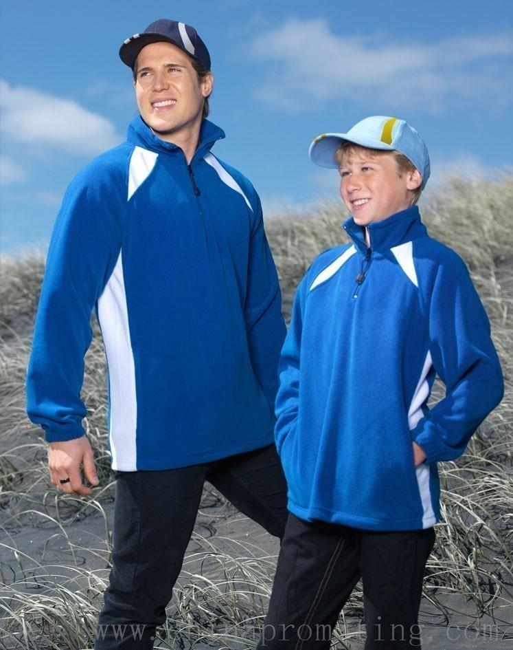 splice poly fleece top mens