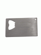Credit Card Size Stainless Bottle Opener small picture