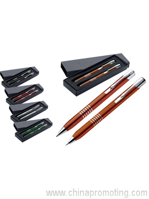 Aluminium writing set