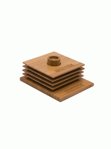 Bamboo Coaster Set (Engraved On Base/1 Position) images