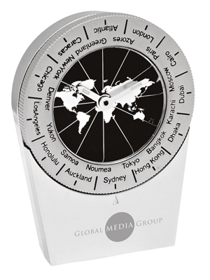 Orologio di tempo del mondo globale